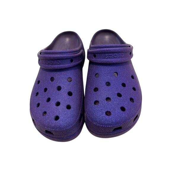 Women's Classic Platform Glitter Clog Dark Iris - Picture 5 of 7